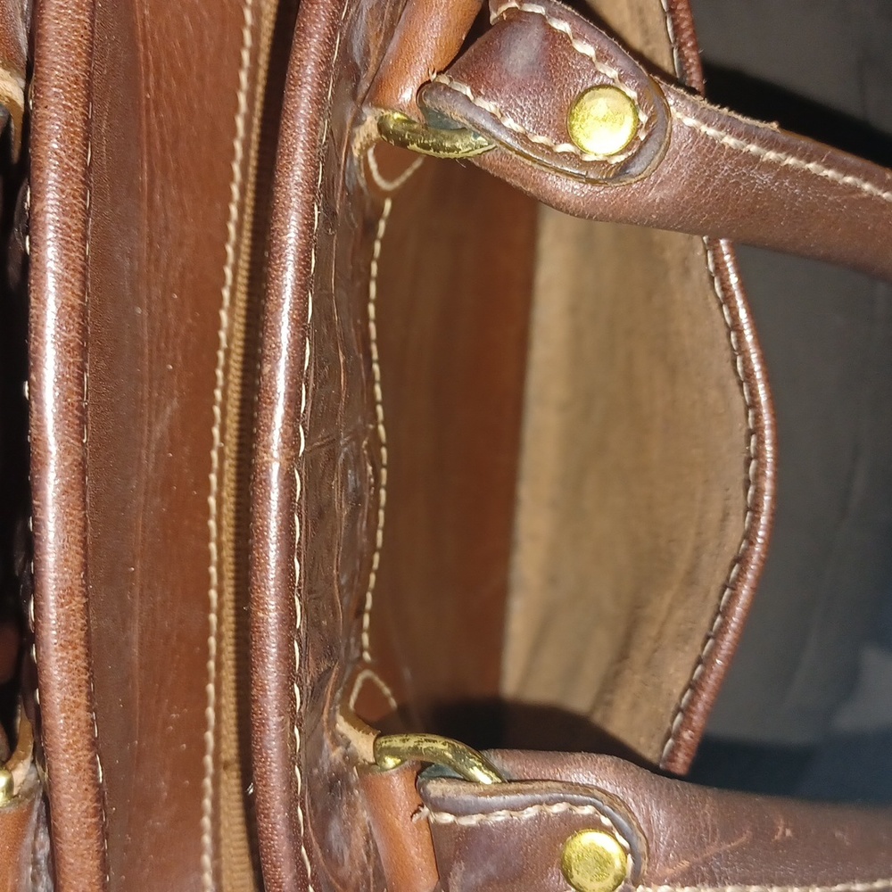 Brahmin vintage brown handbag - Picture 5 of 12